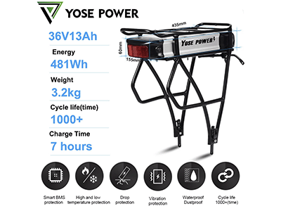 batería de bicicleta Yoser power